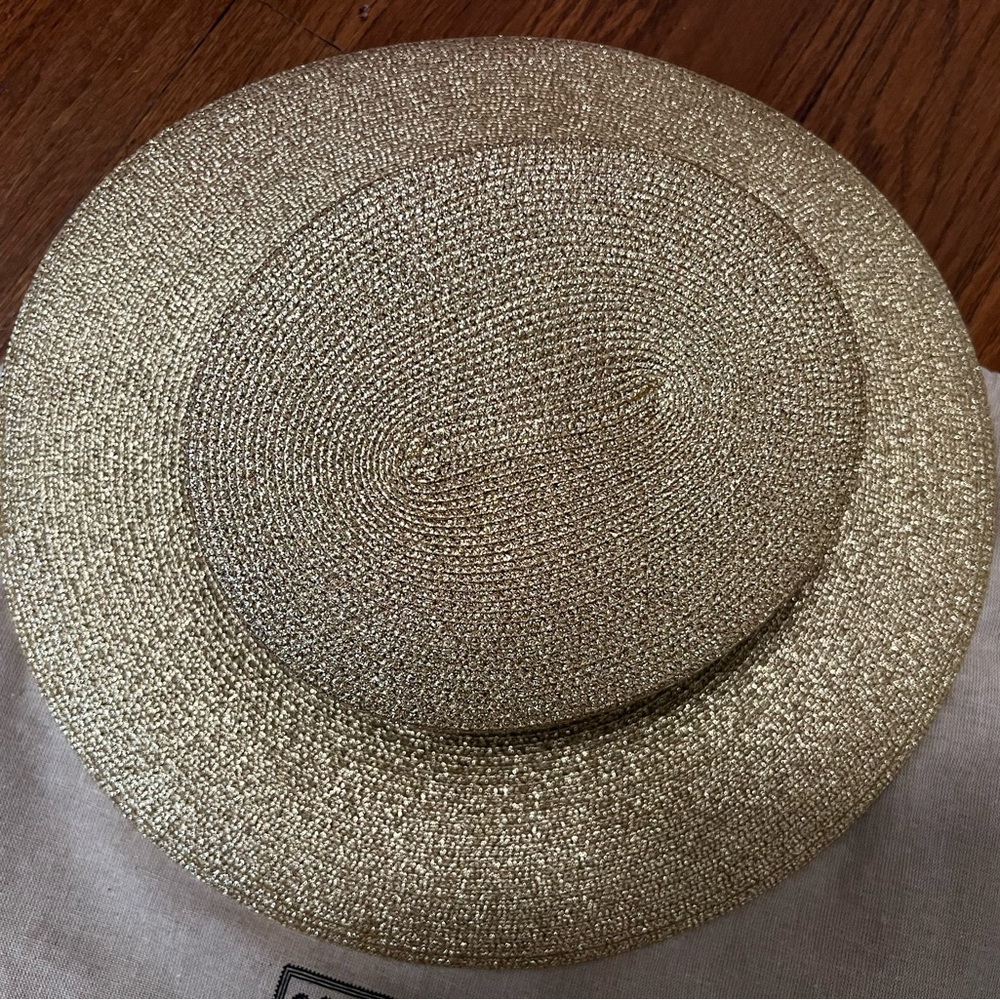 Auth Gucci lame straw hat - Picture 8 of 10
